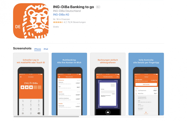 Die ING DiBa-App - Alle Tipps & Infos | Kredit Karte Mojo