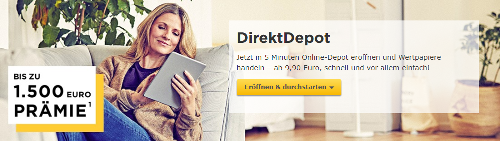 Online Depot der Commerzbank