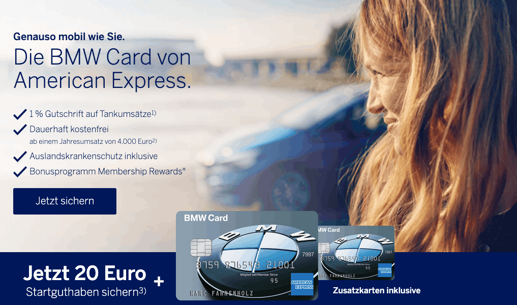 American Express BMW Card - Alle Infos Zu Den Konditionen & Zur Beantragung
