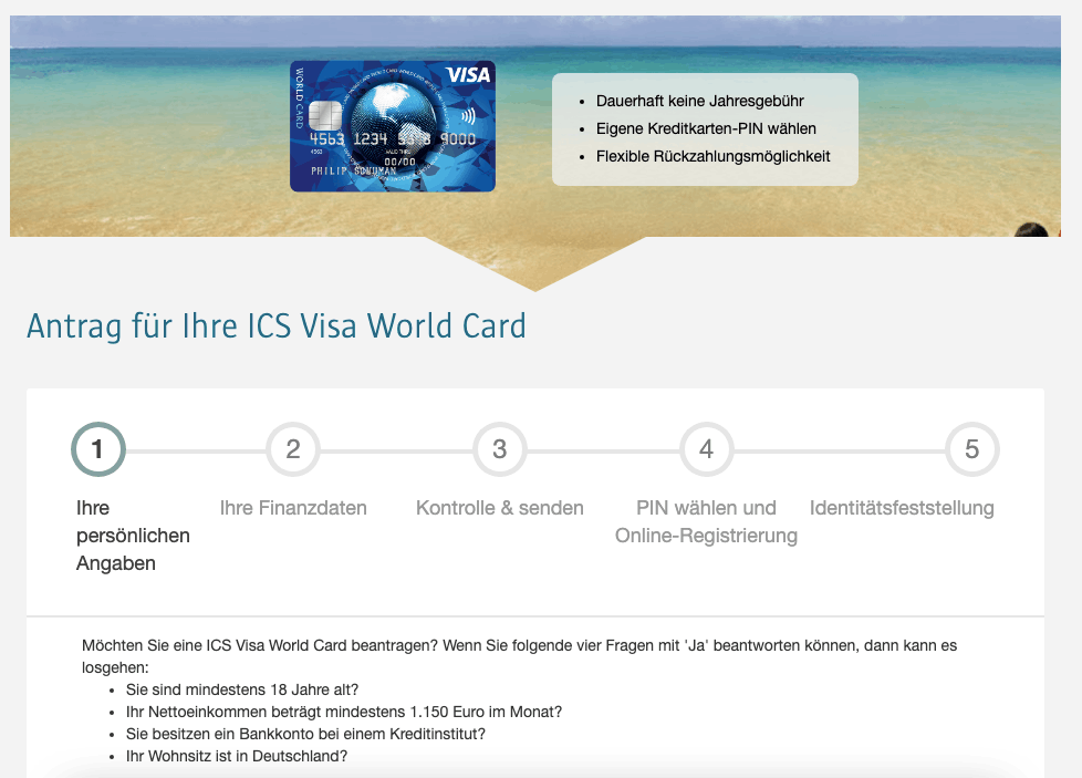 ICS Visa World Card - Alle Infos Zu Den Konditionen & Zur Beatragung