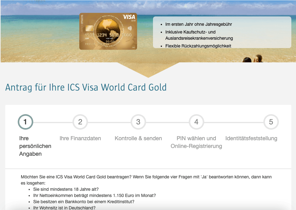 ICS Visa World Gold Card - Alle Infos Zur Beantragung & Den Konditionen