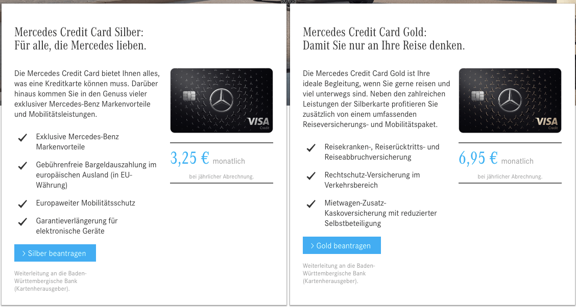Mercedes Benz Visa Card - Alle Infos Zu Den Konditionen & Zur Beantragung